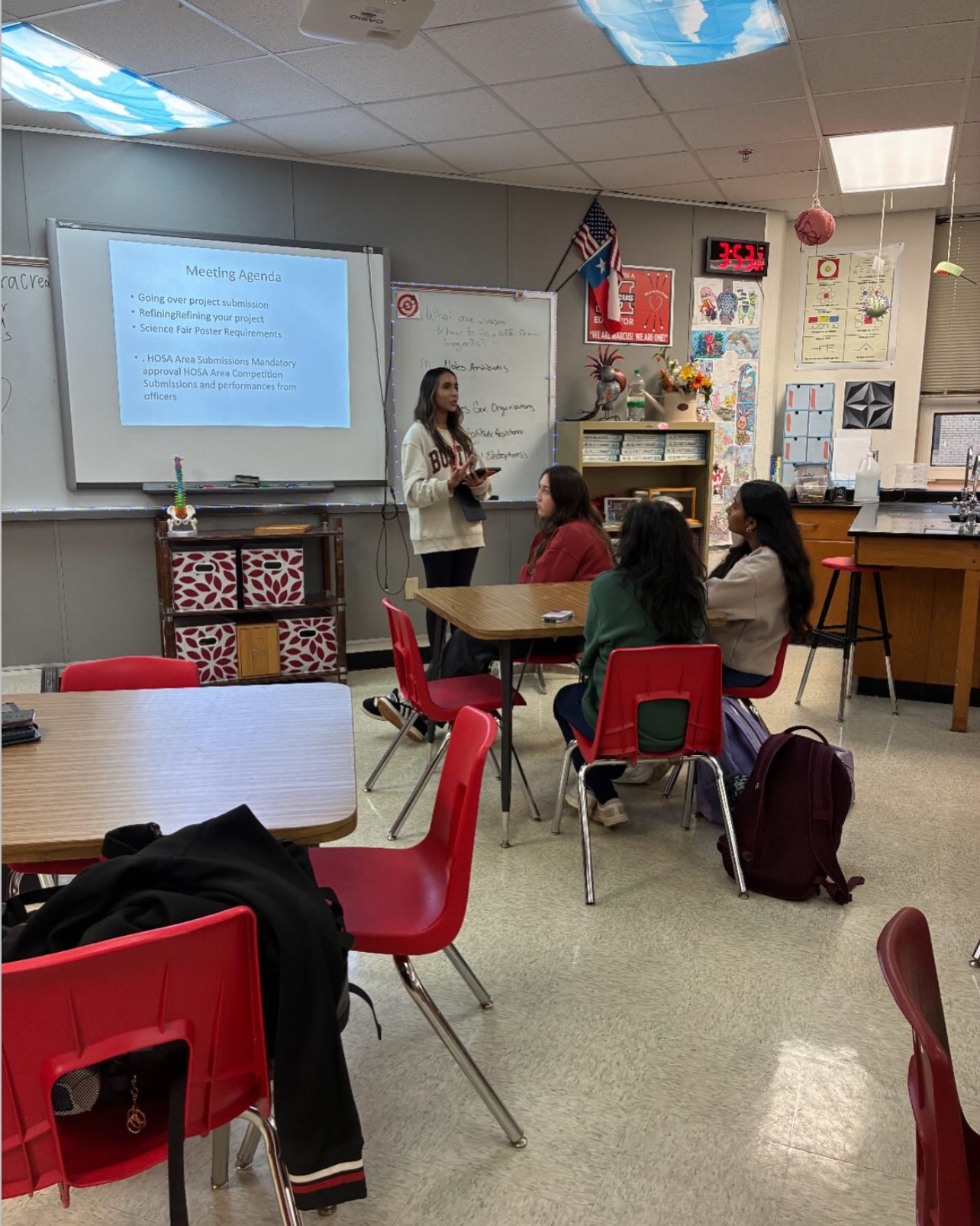 Student classroom workshop